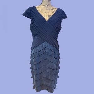 André Oliver Formal Dark Blue Dress Size 14